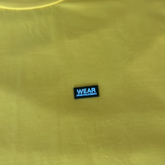 Shein “Wear Original Design” Yellow Large T-Shirt - Picture 2 of 4